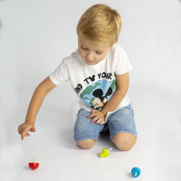 TOOKY TOY Arkadinių žaidimų baikerių rinkinys JoJo Spinning Top Elephant 46 vnt.