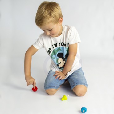 TOOKY TOY Arkadinių žaidimų baikerių rinkinys JoJo Spinning Top Elephant 46 vnt.