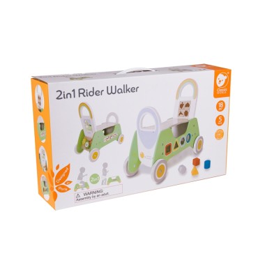 CLASSIC WORLD Medinis MONTESSORI Ride On Pushchair 2in1