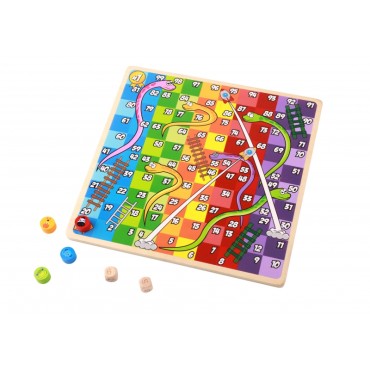 TOOKY TOY Loginiai stalo žaidimai 2in1 Ludo Chinese + Free the Animals