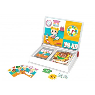 TOOKY TOY Dėlionė Medinė magnetinė dėžutė