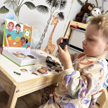TOOKY TOY Dėlionė Medinė magnetinė dėžutė