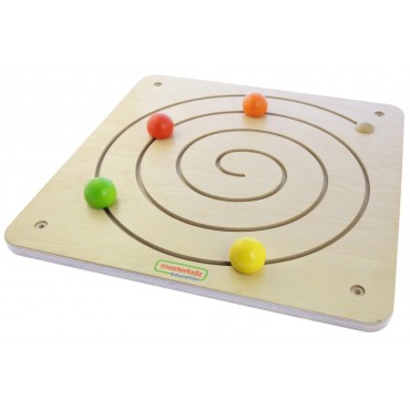 MASTERKIDZ slankiojančios lentos Montessori spiralinis labirintas
