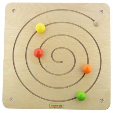 MASTERKIDZ slankiojančios lentos Montessori spiralinis labirintas