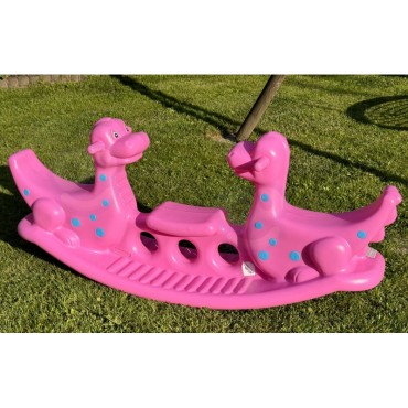 WOOPIE kelių vietų Dino Balance Swing Rožinė