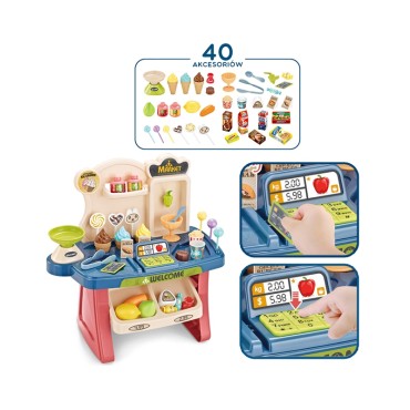 WOOPIE Supermarket Pirkinių vežimėlis Ledai Saldumynai + 40 akc.