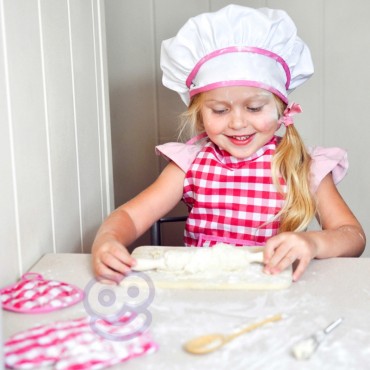 WOOPIE Little Chef komplektas Chef's Outfit Kitchen Accessories 7 vnt.