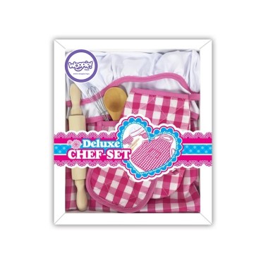 WOOPIE Little Chef komplektas Chef's Outfit Kitchen Accessories 7 vnt.