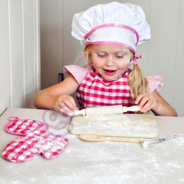 WOOPIE Little Chef komplektas Chef's Outfit Kitchen Accessories 7 vnt.