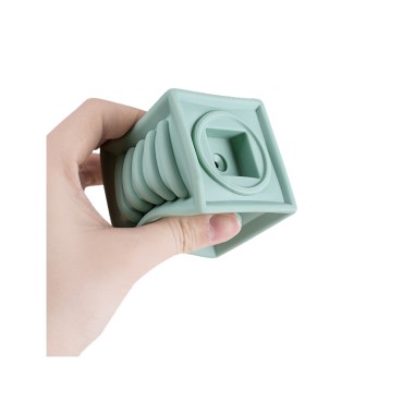 WOOPIE BABY Sensory Blocks Squeeze Puzzle Sound 12 vnt.