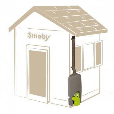 SMOBY latakas su rezervuaru, čiaupu ir laistytuvu
