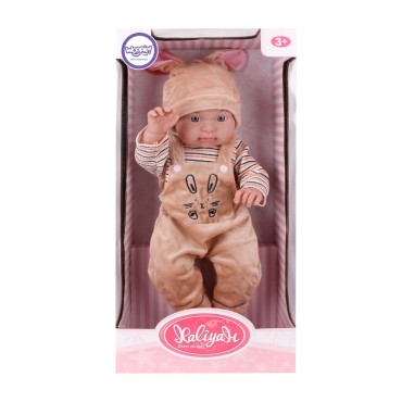 WOOPIE ROYAL Baby Doll in Bunny Clothes 46 cm