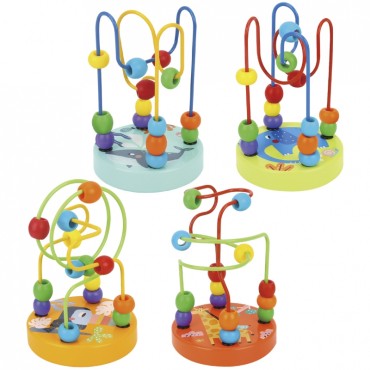 TOOKY TOY Medinis mokomasis variklio kilpos labirintas